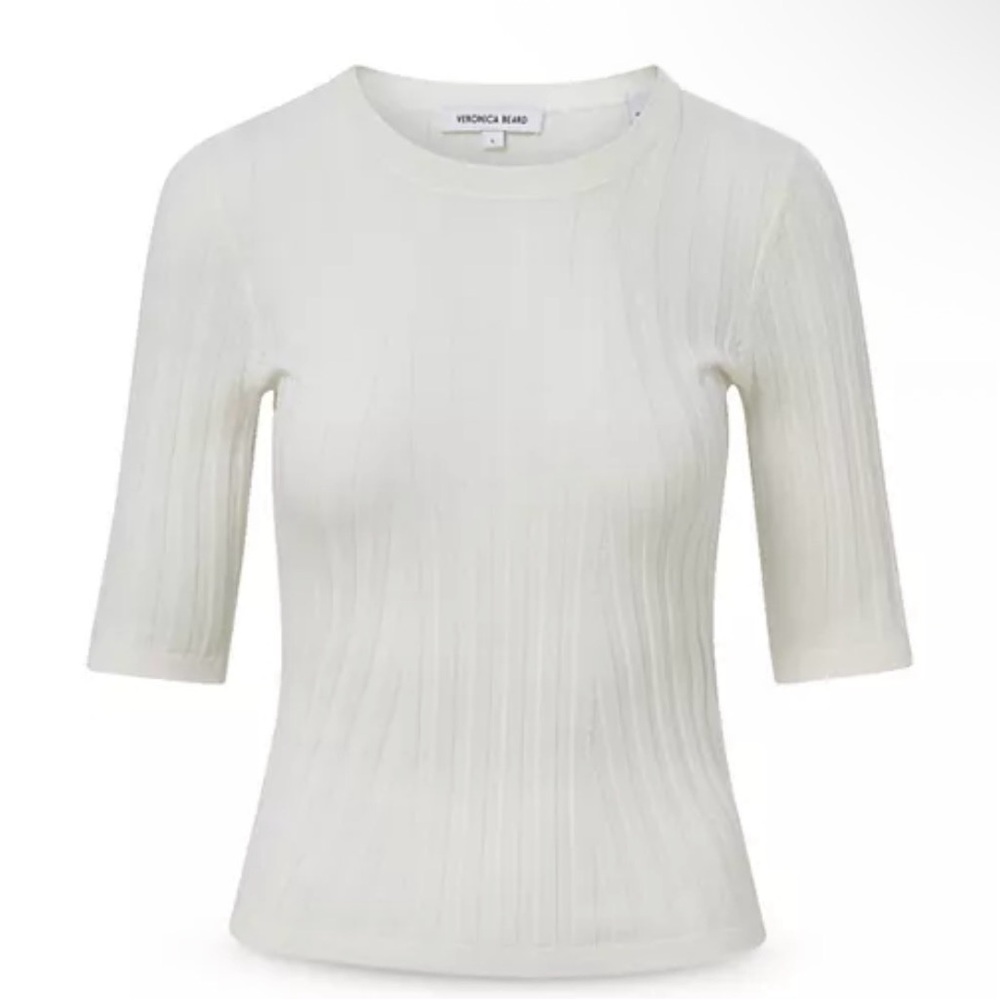Veronica Beard merino wool crew neck sweater - Picture 2 of 4